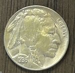 1936 5C Buffalo Nickel AU+ ~ 26260