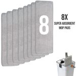 8x Microfiber Replacement Mop Cloth Flat Mop Towels Mop Tool Head Spray Mop Pads