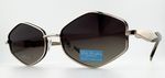 RITA BRADLEY RB8192 Col.05P Polarized Sunglasses Metal Frame Spring Hinges Case