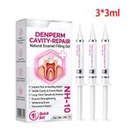 Rolimey DenPerm Cavity Repair Enamel Filling Gel For Sensitive Teeth 3ml*3/Pack
