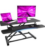 PUTORSEN 36 inch Standing Desk Converter, Black