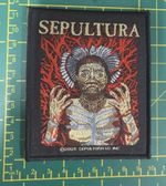 Sepultura Roots Logo Woven Sew On Patch Officially Licensed