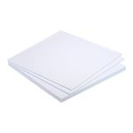 6Pcs EVA Foam Sheets White 9.8 Inch x 9.8 Inch 3mm Thick Crafts Foam Sheets