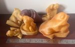 Latex / Rubber Moulds * 6 - 3 teddy bears - 1 clown - 1 rabbit - 1 elephant(ish)