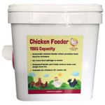 Large 15kg Chicken Feeder – Automatic Poultry Grain Dispenser