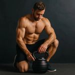 Adjustable Kettlebell Set 9kg-18kg Weight Lifting Gym Workout Fitness Exercise