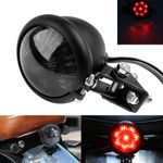 For Chopper Cafe Racer Bobber Harley Motorcycle Rear Tail Light Brake Stop Lamp