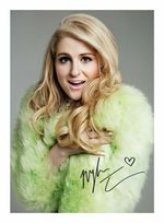 MEGHAN TRAINOR AUTOGRAPH SIGNED PP PHOTO POSTER