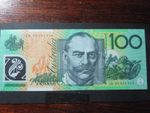 Aust One Hundred Dollars Polymer Fraser Evans JK96 Prefix - Consecutive Pair 