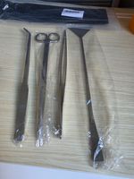 4pcs Aquarium Tools Aquatic Plant Tweezers Scissor Spatula Fish Tank Kit Set GL