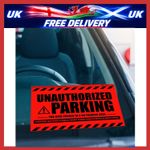 100Pcs Parking Violation Stickers -Hard-to-Remove Tow Warning for Cars and Truck