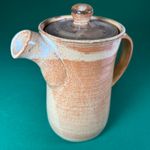Signed CRA Studio Pottery Lidded Coffee Pot – Handmade Stoneware – Spare lid