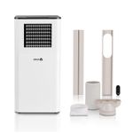 HOMILEC Air Conditioner 4‑in‑1 Cooling Dehumidifier Fan Class 9000 BTU Portable