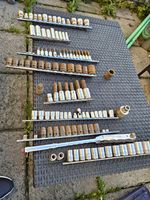 Mixed Vintage Socket Set with Ratchet, Extension Bars, Wrenches & Pipe Wrench