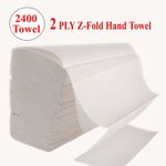 Z Fold Hand Towels 2Ply White (2400) Paper Hand Towels Washroom Industrial