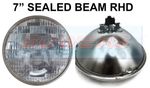 7" GENUINE SEALED BEAM HEADLIGHT HEADLAMP UNIT FOR CLASSIC CAR SB7014 RHD UK