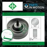 Aux Belt Idler Pulley fits MINI CONVERTIBLE COOPER R52 1.6 04 to 08 W11B16A INA