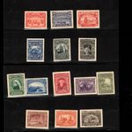 Newfoundland #61P - #74P Very Fine Proof Set On Card