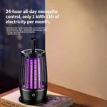 USB Rechargeable Mosquito Killer Lamp Quiet Electric Insect Trap UK
