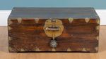 A Korean brass mounted wooden chest