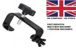 Hook G Clamp 50mm Black 48mm Truss tube bar Theatre Stage Disco Lighting speaker