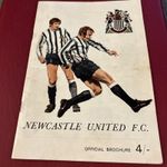 1969/70 Newcastle United  official brochure of season  