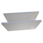 20-24-28mm uPVC Flat Panel White XPS Filled Door Repair and Insulation