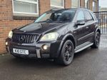 MERCEDES ML63 AMG 6.3 503BHP V8 PETROL TOP SPEC ONLY 124K MILES