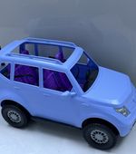 Barbie SUV Jeep Car Vehicle Purple