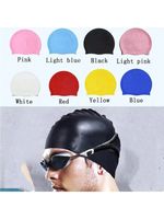 1pc Silicone Easy Fit Adult Swimming Hat Cap Swim Mens Womens Unisex Waterproof.