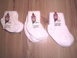 NEWBORN BABY WHITE BLUE PINK SOCKS PREMATURE DOLL 000 00 0-0 TODDLERS 0-2.5, 3-5