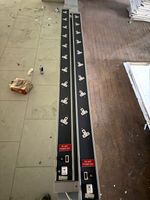 Portable Pair of Access Ramps with Black Anti-Slip Surface, Silver/Black