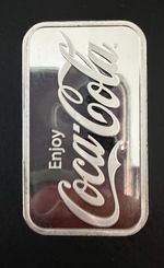 Coca-Cola 1oz Silver Bar - "I’d Like to Buy the World a Coke" -.999 Fine Bullion
