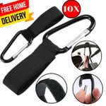 10x Pram Clips Universal Stroller Baby Buggy Pushchair Shopping Bags Hook Straps