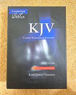 Cambridge Bibles KJV Cameo Reference Edition Red Letter Brown Calfskin Boxed