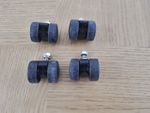 set of 4 13mm nut castors for HSL / Celebrity / Sherborne riser recliner chairs