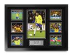 Neymar Signed Large A2 Brazil Printed Autograph Memorabilia Gift