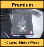 Premium Large Blu Ray Slipbox Wraps / Sleeves (Pack of 40)