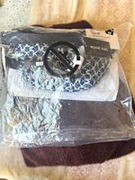 Michael Kors Navy Logo Bumbag Belt Bag Polyester, 1 Unit, MPN 37S5LAYT1V