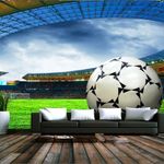 New Football Field Wallpaper Living room Bedroom Wallpaper Mural Customized Size