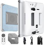 3000Pa Automatic Window Cleaner Robot Dual Sprayer Remote Control Safety Cable