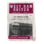 West Ham Utd v WBA 9th March 1966  League Cup Final First leg