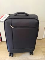 M&S Seville Set of 2 Black Soft Polyester Spinner Suitcases Expandable TSA
