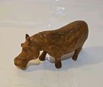 wood wooden  hippo hippopotamus