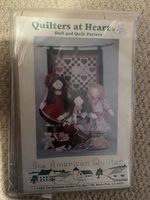 Quilters At Heart doll And Quilt Patter By The American quilter Bnwt