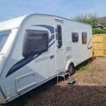 Sterling Eccles Quartz 2010 4 Berth Island Bed Touring Caravan with Motor Mover