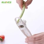 New Runner Green Bean Slicer Cutter Stringer Remover Peeler Kitchen Tool