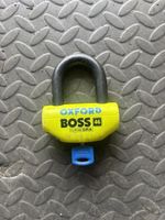 Oxford OF39 Boss Super Strong Motorcycle Bike Disc Lock 12.7mm Shackle - Yellow