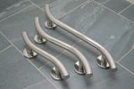 Luxury Curved Stainless Steel Grab Rail Bathroom Accessible Support Handle