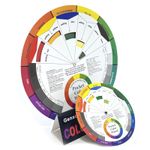 Colour Wheel Large Artist Colour Mixing Guide Painting Learning Tool 13cm & 24cm